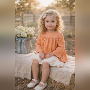 TBBC The Beaufort Bonnet Company Orange Pima Cotton Top 3T | Classic Boutique Bl